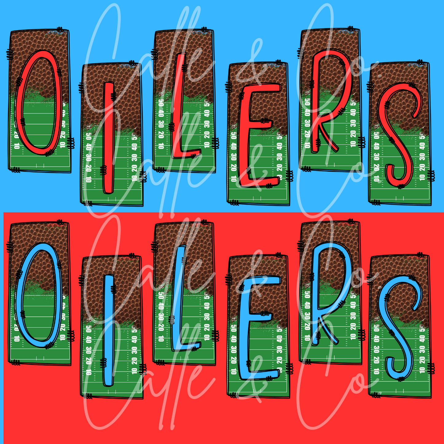 OILERS FOOTBALL FIELD