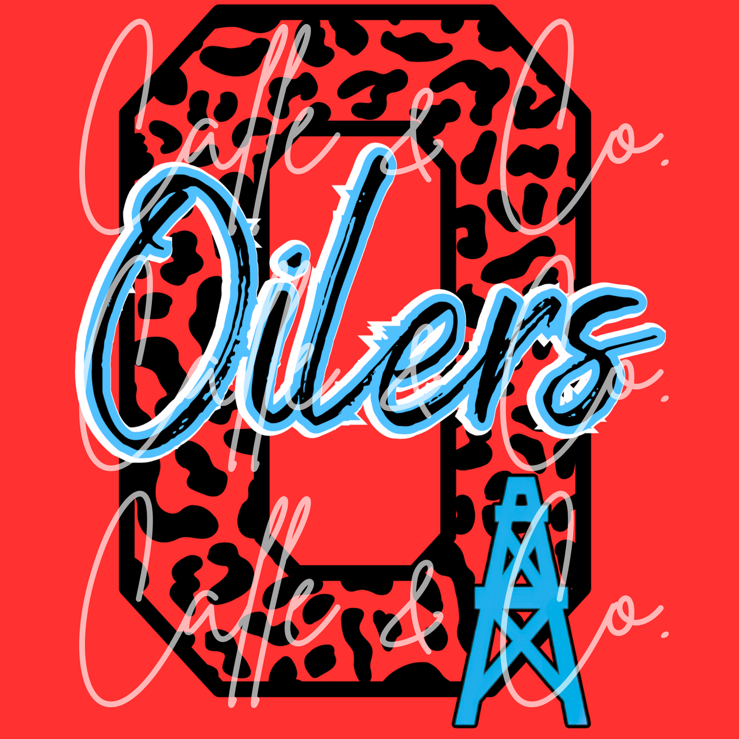 OILERS LEOPARD