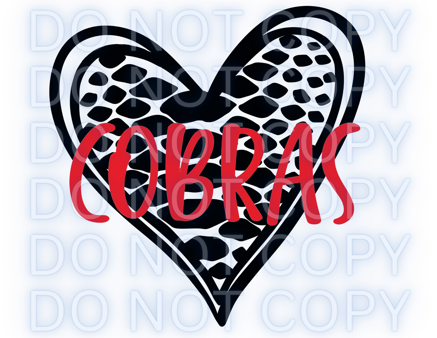 COBRAS HEART SNAKE SKIN