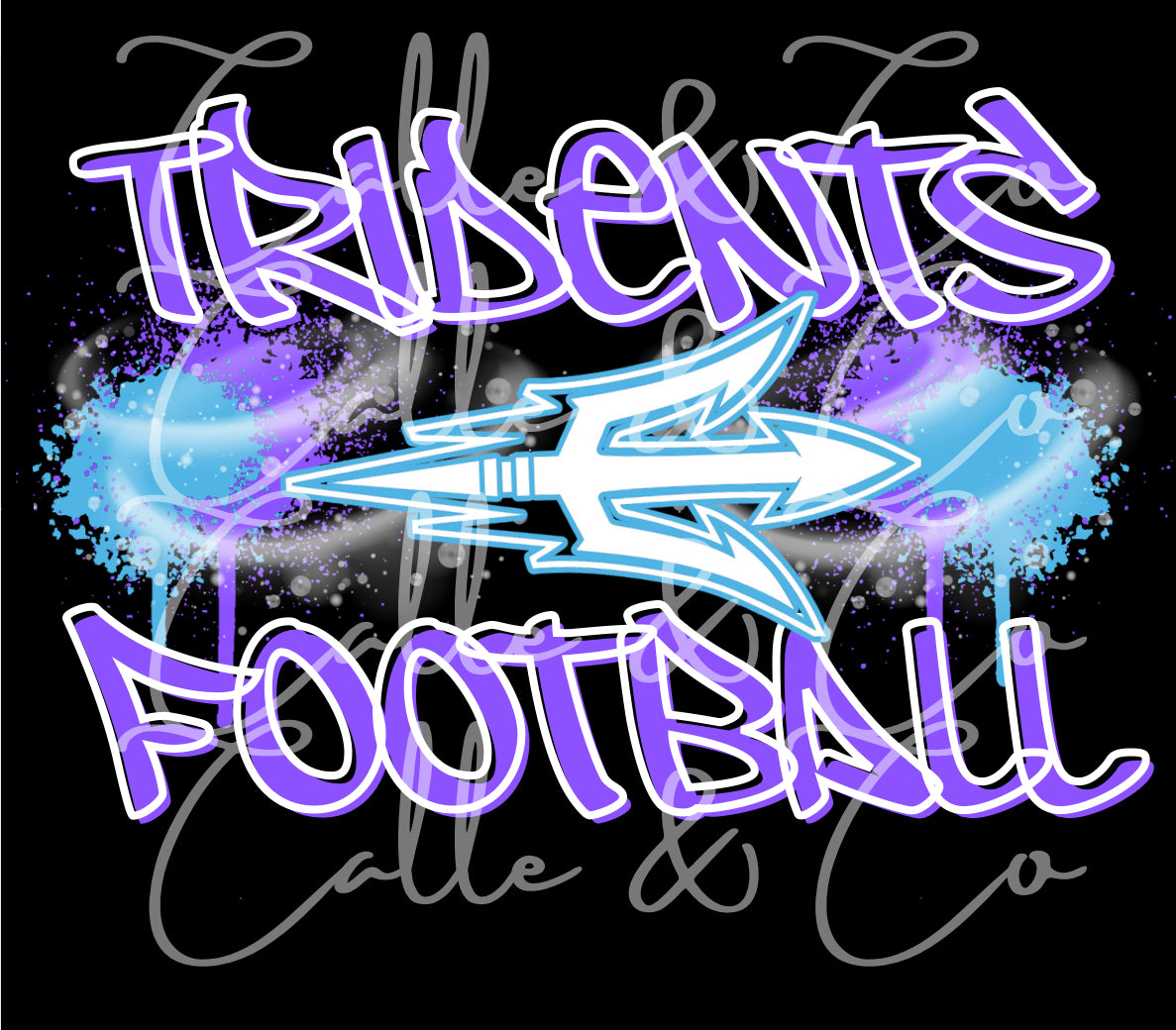 Tridents Football Paint
