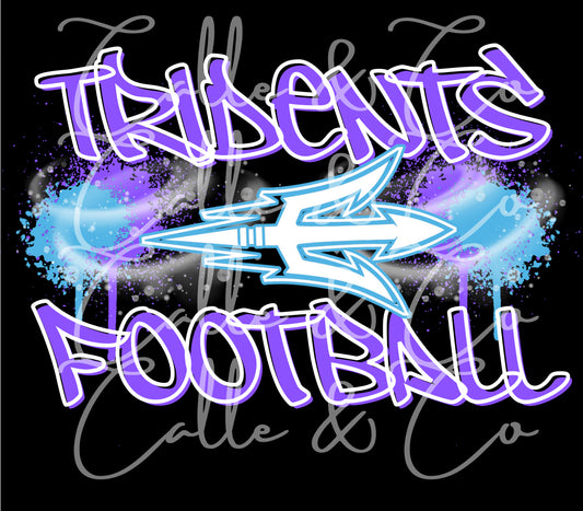 Tridents Football Paint