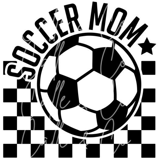 SOCCER MOM CHECKERED