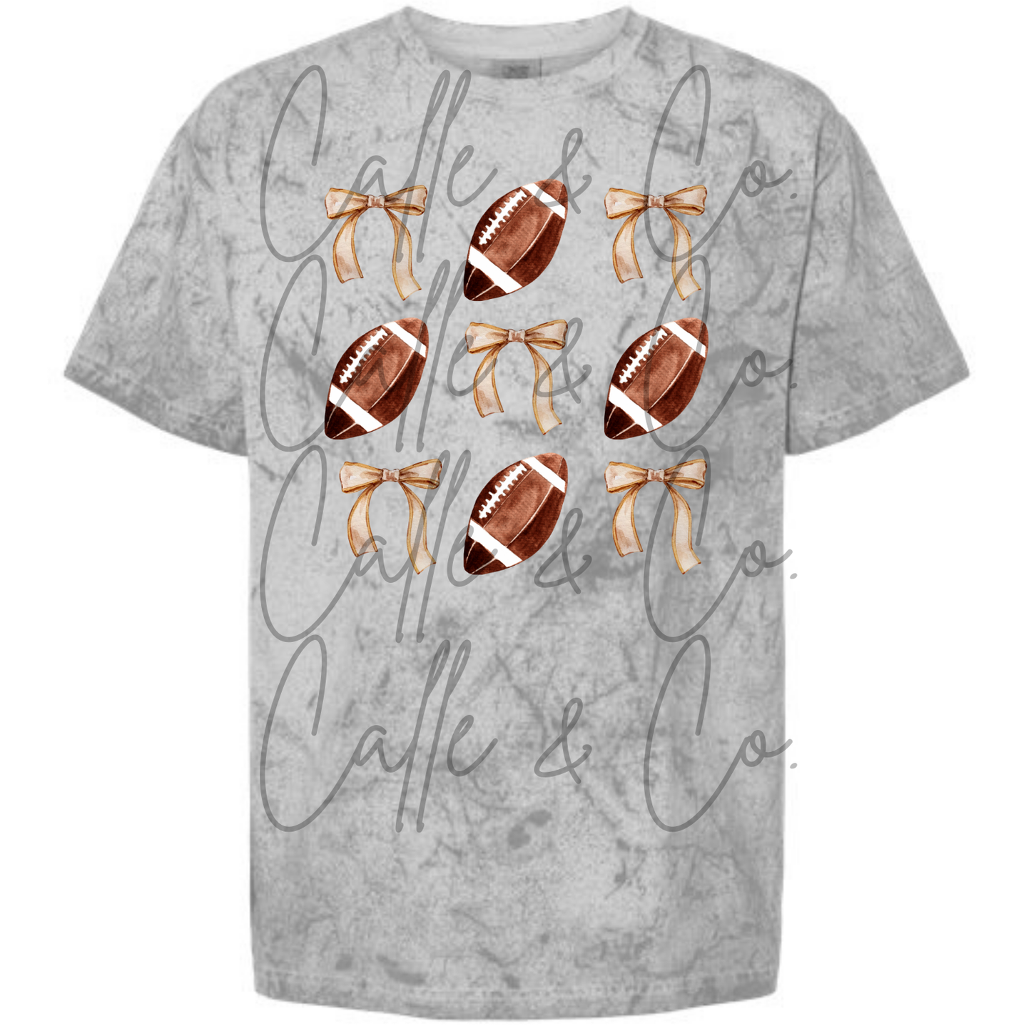 BOWS AND FOOTBALLS COMFORT COLOR COLORS