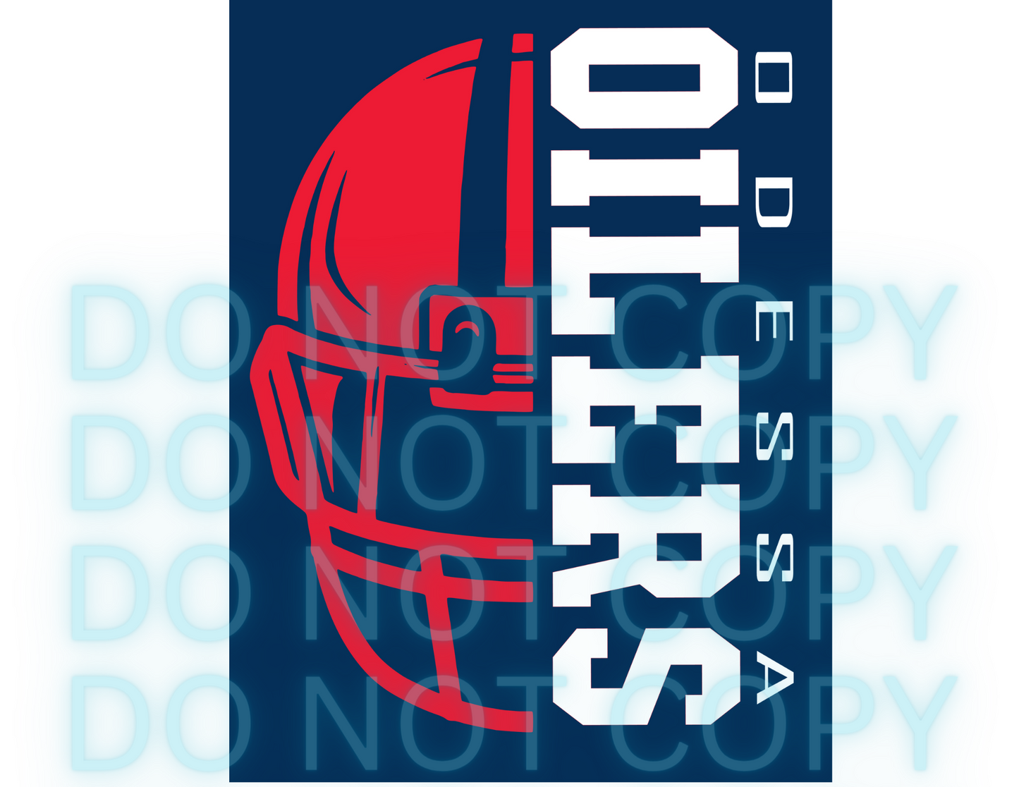 Odessa OILERS SPLIT HELMET