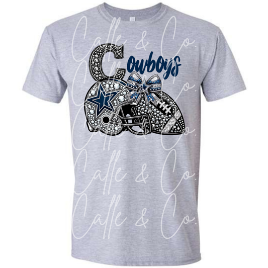 Cowboys Faux Rhinestones