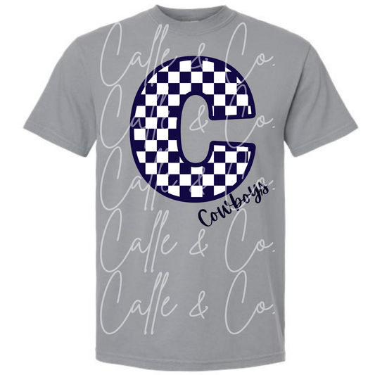 Cowboys Checkered C