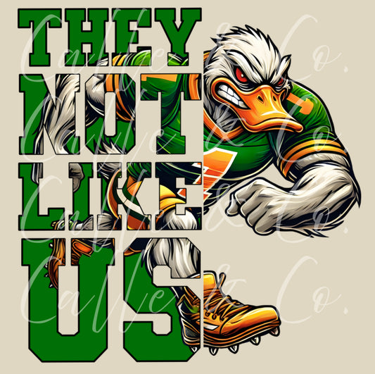 WTX DUCKS They Not Like Us Green