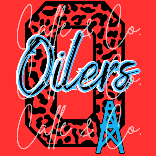 OILERS LEOPARD