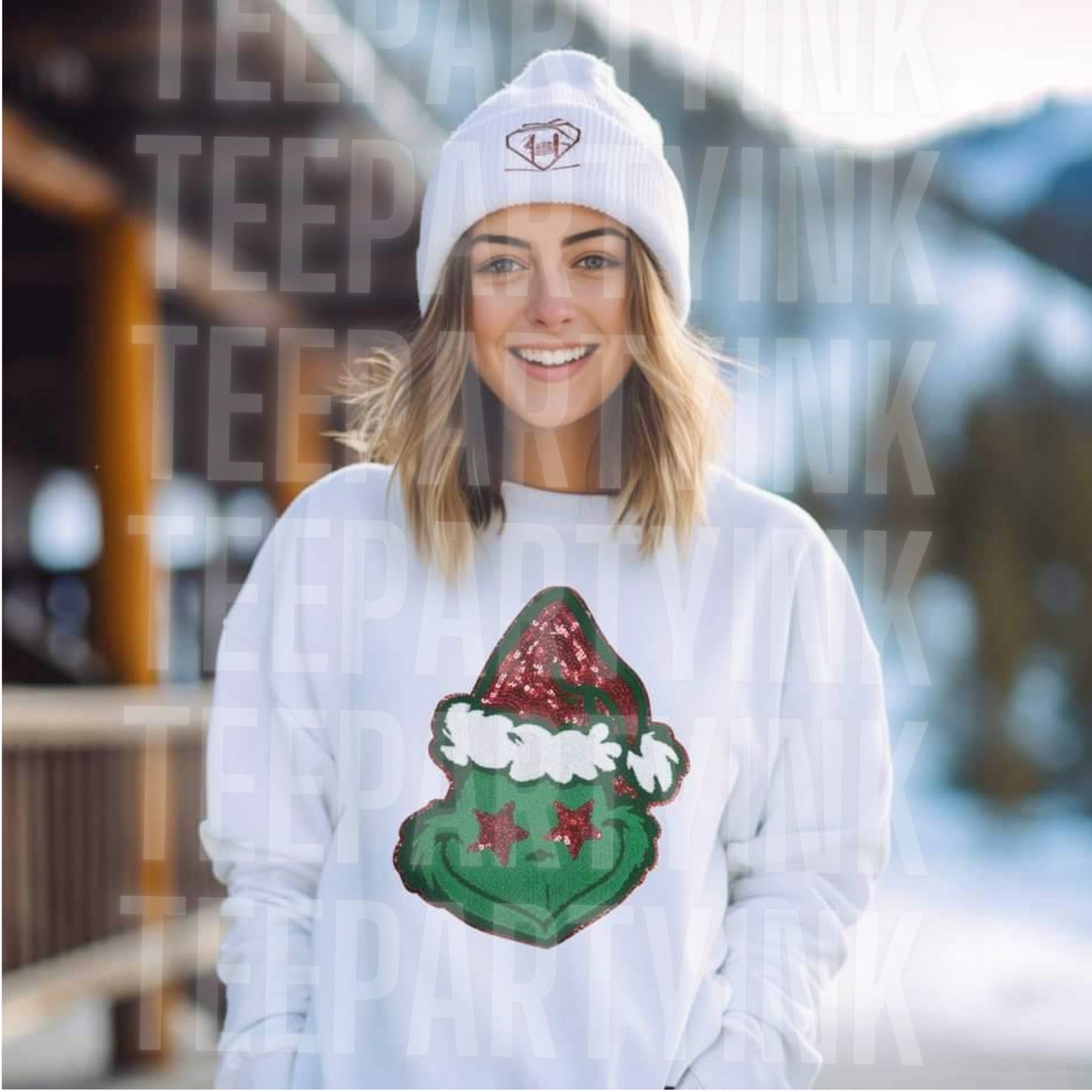 Grinch Patch Sweatshirt