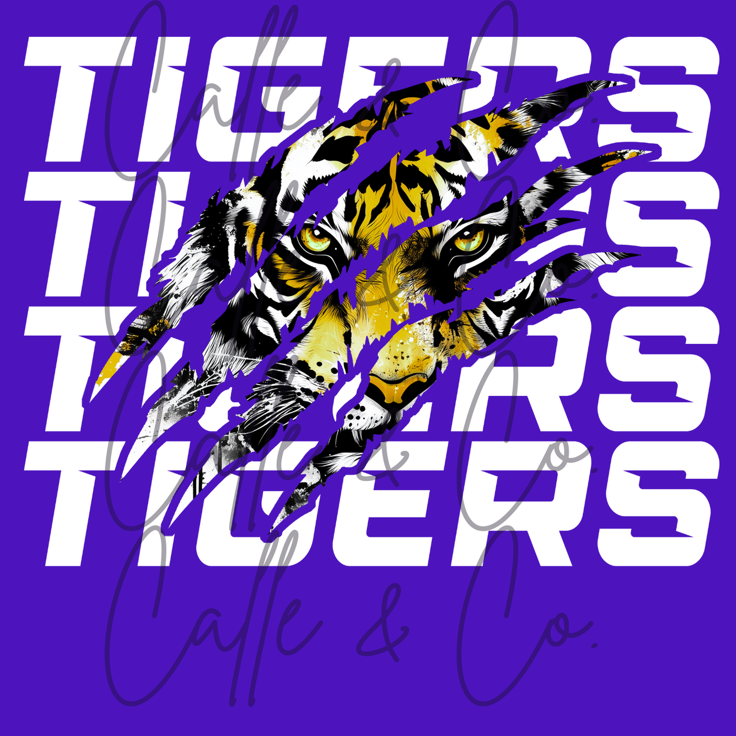 Tigers With Claw marks