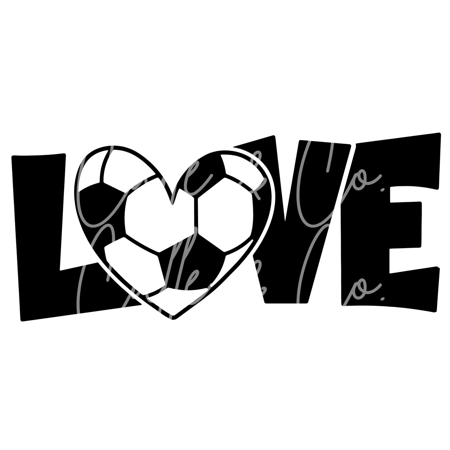 LOVE SOCCER HEART