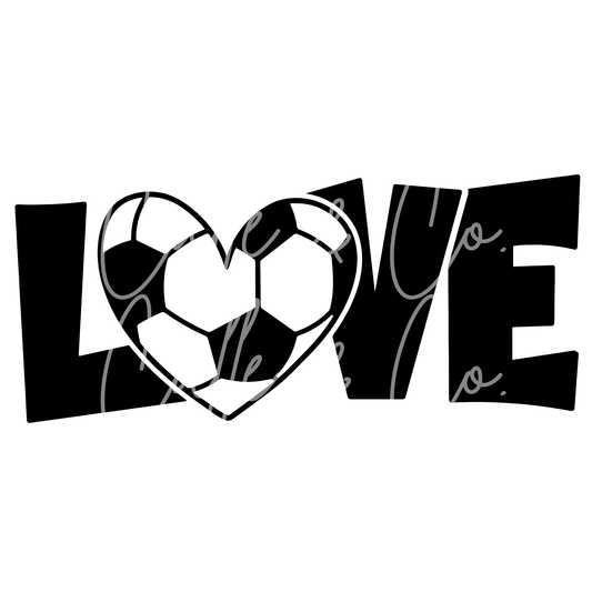 LOVE SOCCER HEART