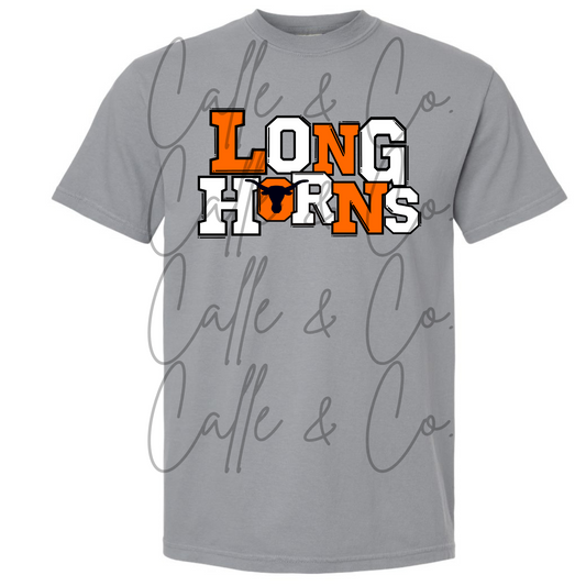 LONGHORNS CHUNK LETTER