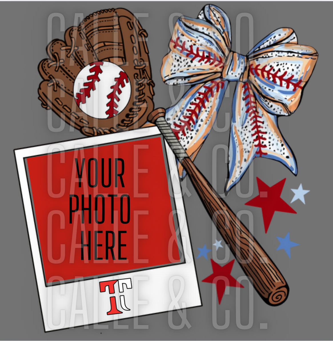 Polaroid Cutsey Baseball Collage