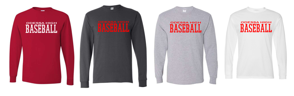 Odessa High Baseball Mesh Long Sleeve