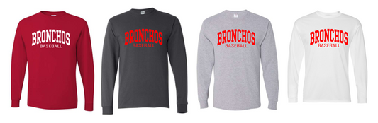 Bronchos Baseball Arch Long Sleeve