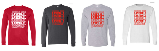 Bronchos Baseball Quad Long Sleeve